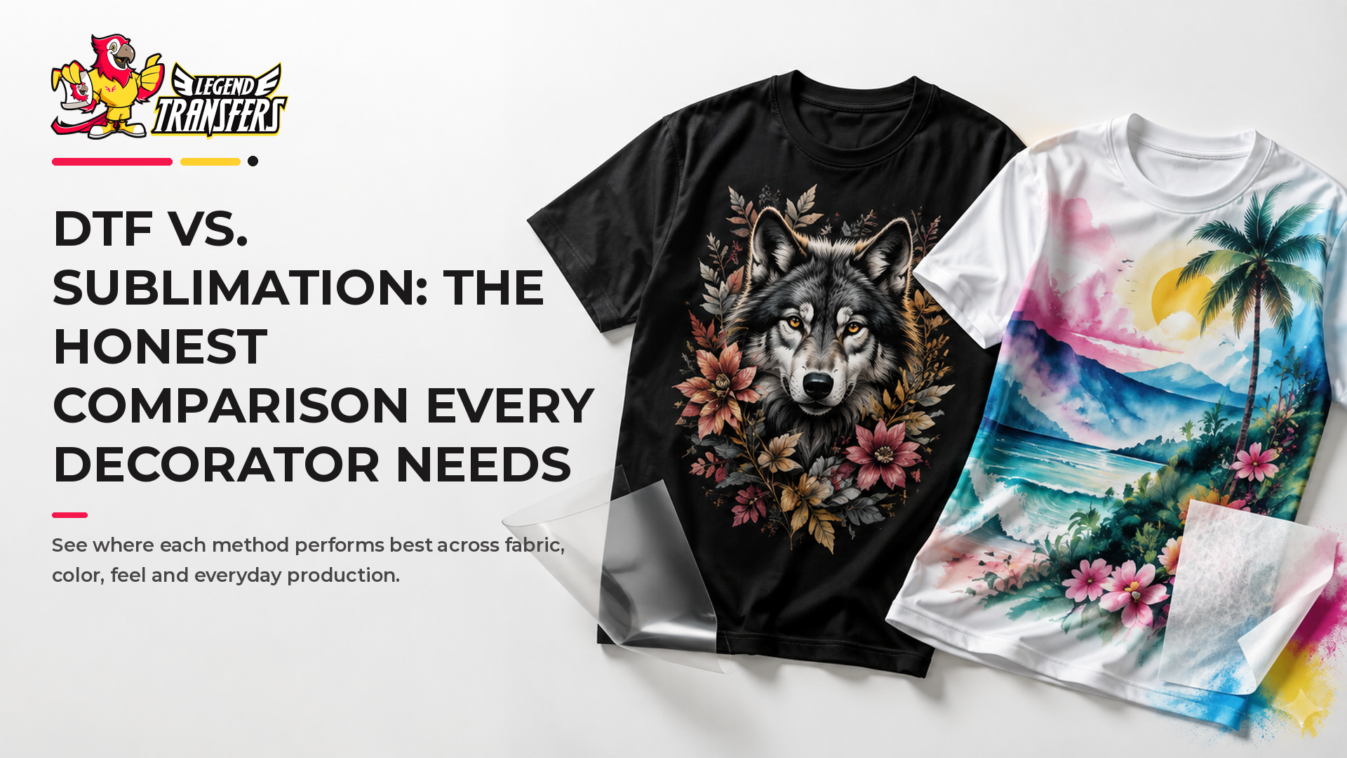 DTF vs. Sublimation: The Honest Comparison Every Decorator Needs