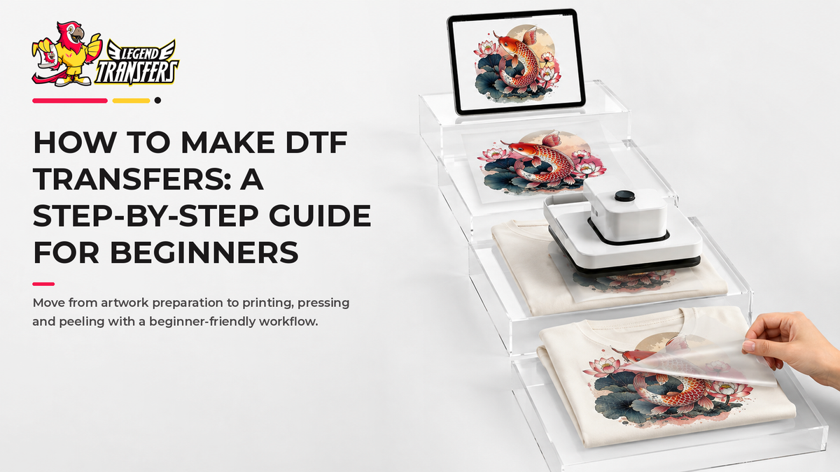 How to Make DTF Transfers: A Step-by-Step Guide for Beginners