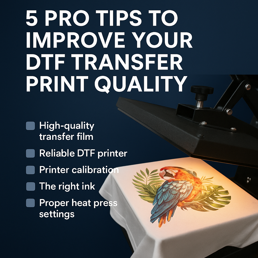 5 Pro Tips to Improve Your DTF Transfer Print Quality