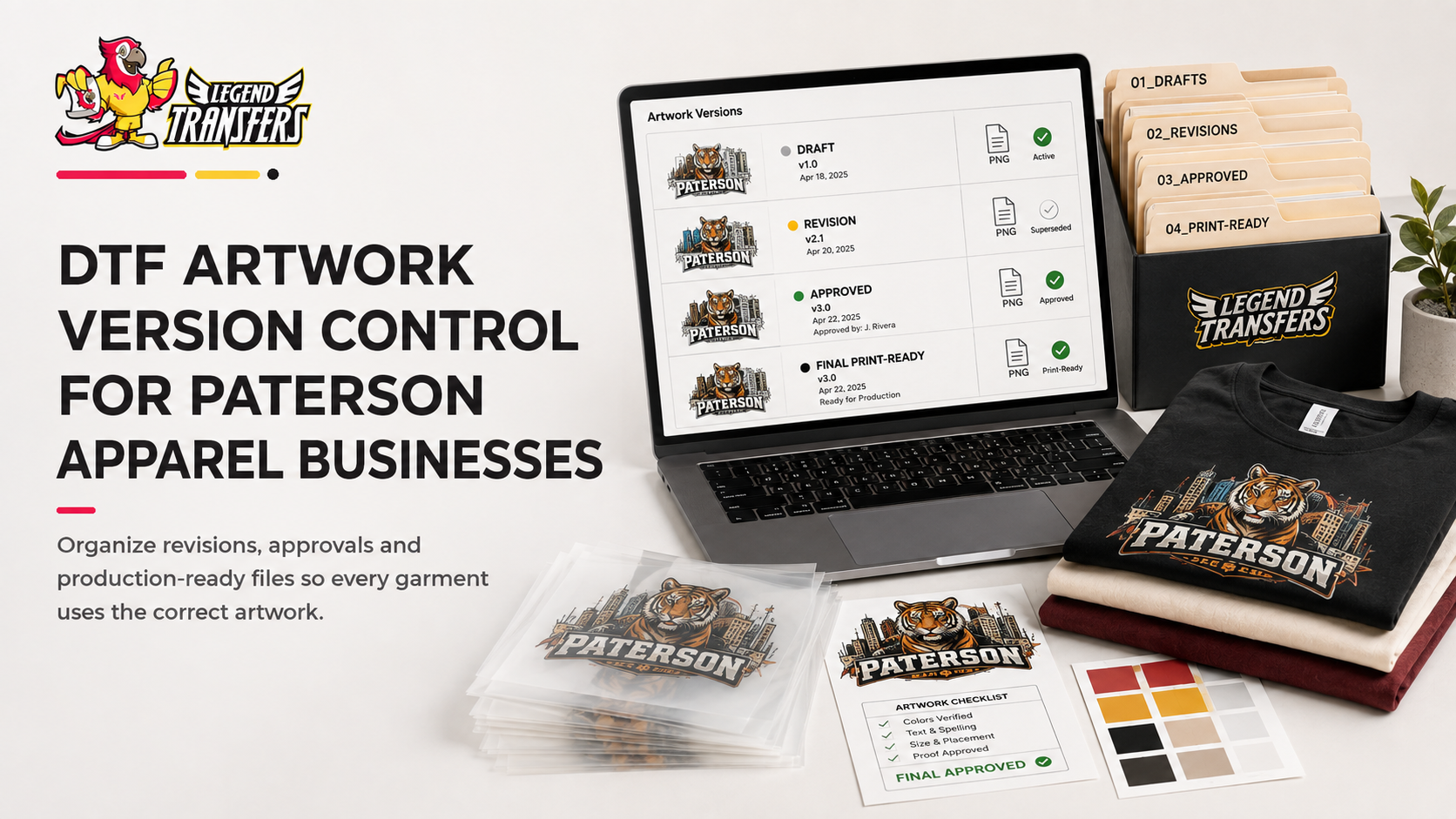 DTF Artwork Version Control for Paterson Apparel Businesses: How to Keep the Right File in Production