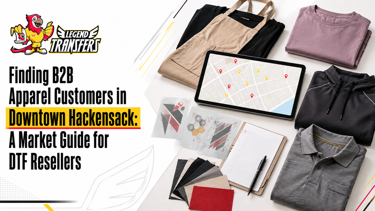 Finding B2B Apparel Customers in Downtown Hackensack: A Market Guide for DTF Resellers