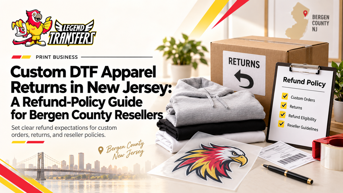 Custom DTF Apparel Returns in New Jersey: A Refund-Policy Guide for Bergen County Resellers