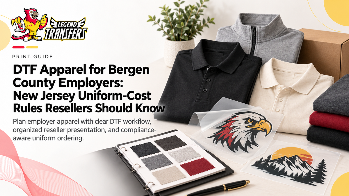 DTF Apparel for Bergen County Employers: New Jersey Uniform-Cost Rules Resellers Should Know