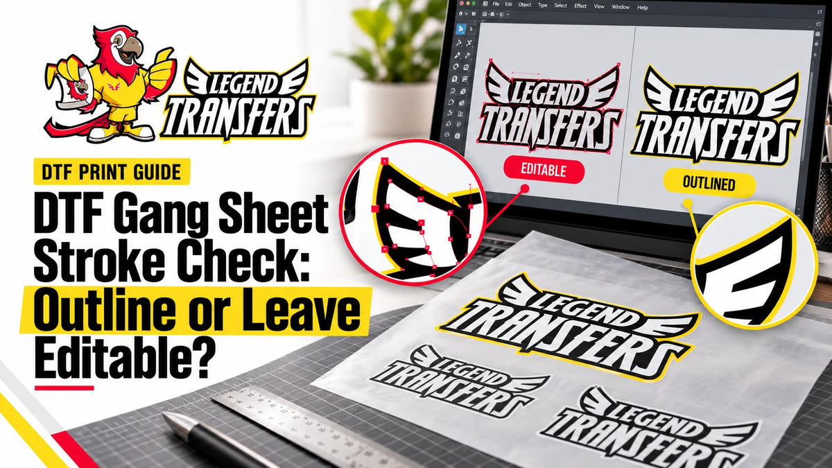 DTF Gang Sheet Stroke Check: Outline or Leave Editable?