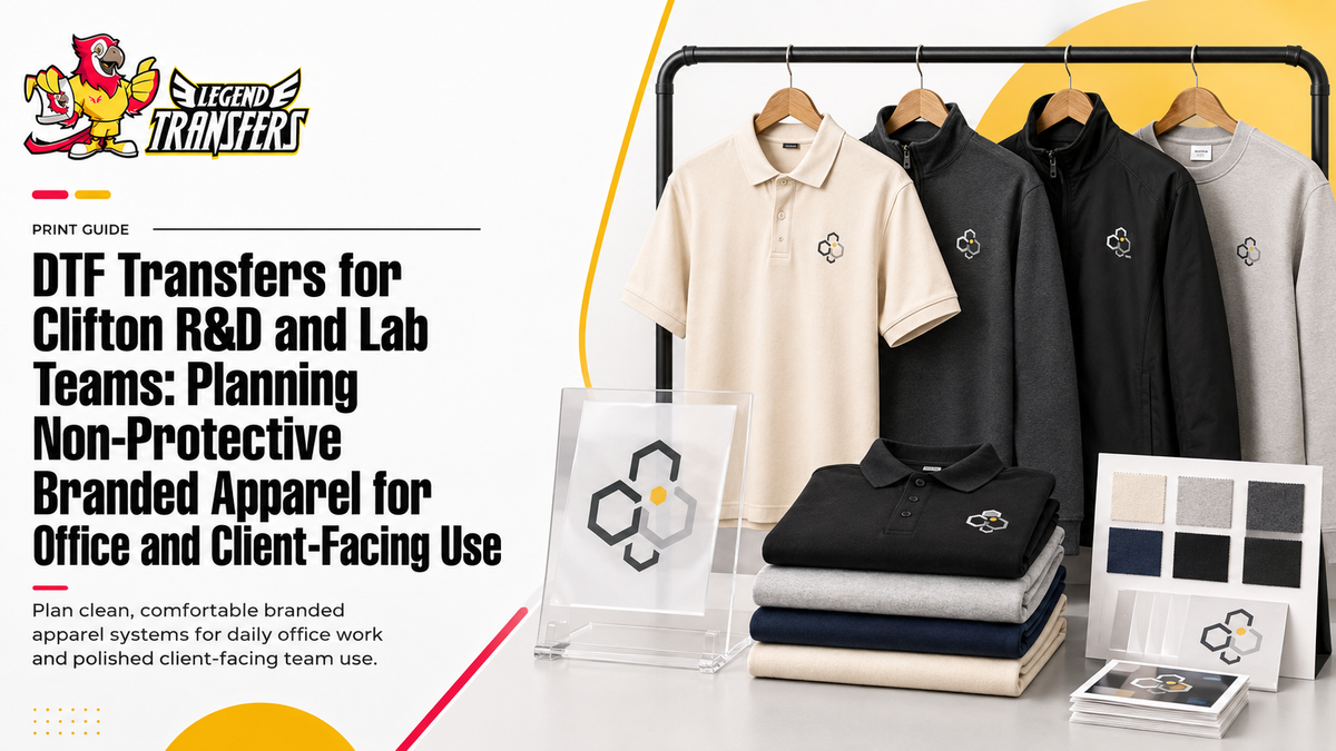 DTF Transfers for Clifton R&D and Lab Teams: Planning Non-Protective Branded Apparel for Office and Client-Facing Use