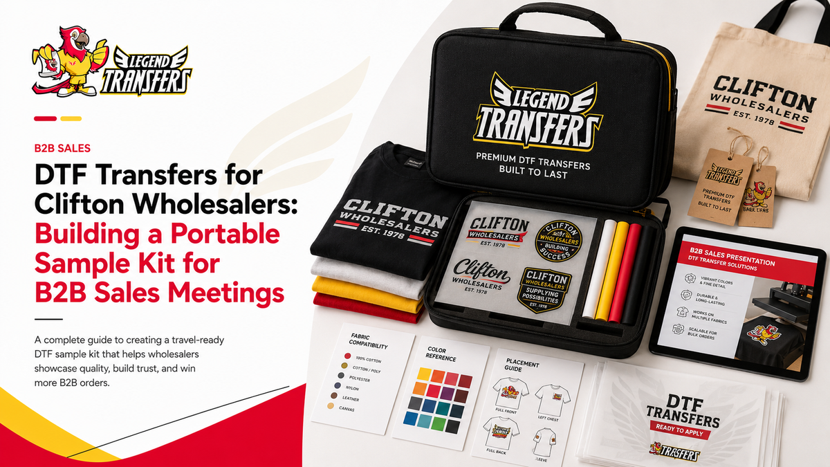DTF Transfers for Clifton Wholesalers: Building a Portable Sample Kit for B2B Sales Meetings