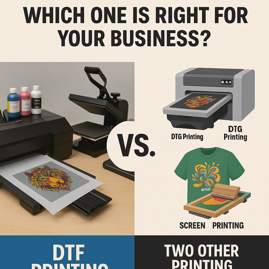 DTF vs. Other Printing Methods: Which One is Right for Your Business?