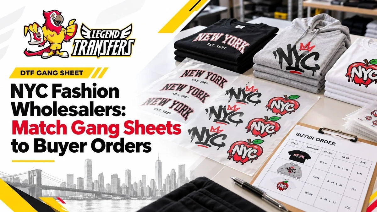 NYC Fashion Wholesalers: Match Gang Sheets to Buyer Orders