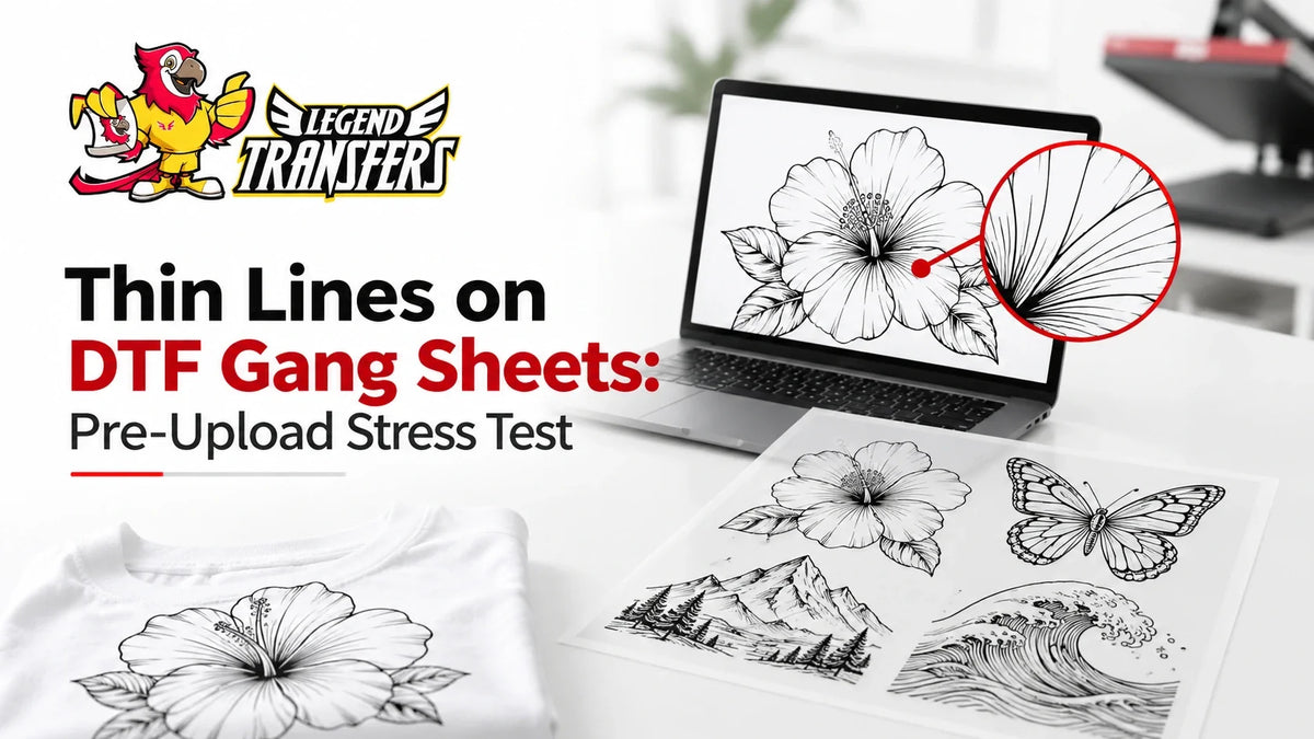 Thin Lines on DTF Gang Sheets: Pre-Upload Stress Test