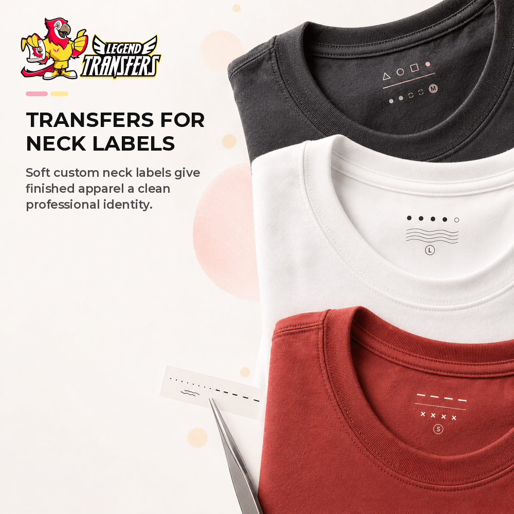Transfers for Neck Labels