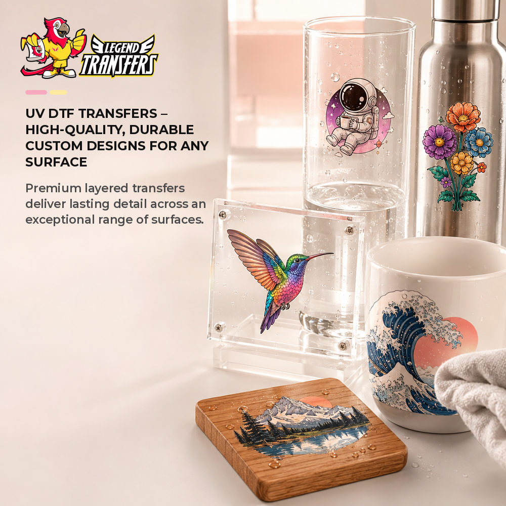 UV DTF Transfers – High-Quality, Durable Custom Designs for Any Surface