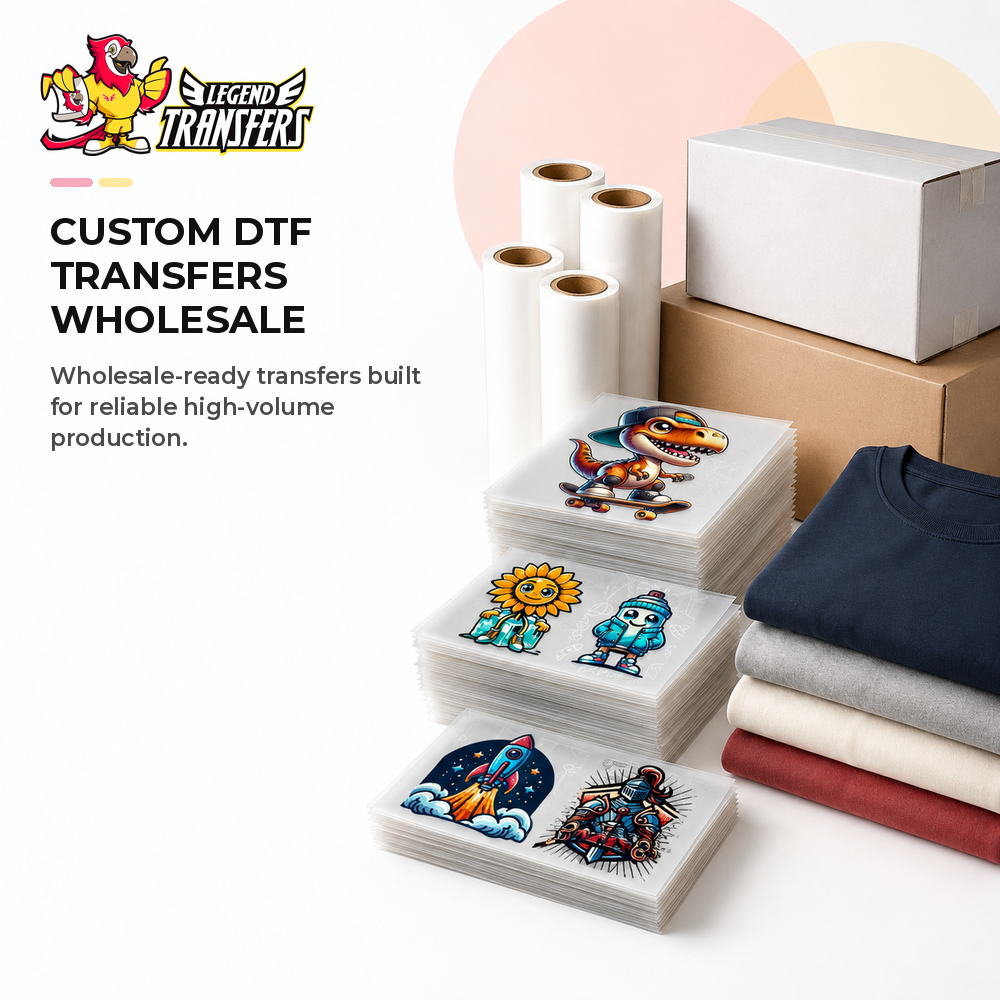 Custom DTF Transfers Wholesale