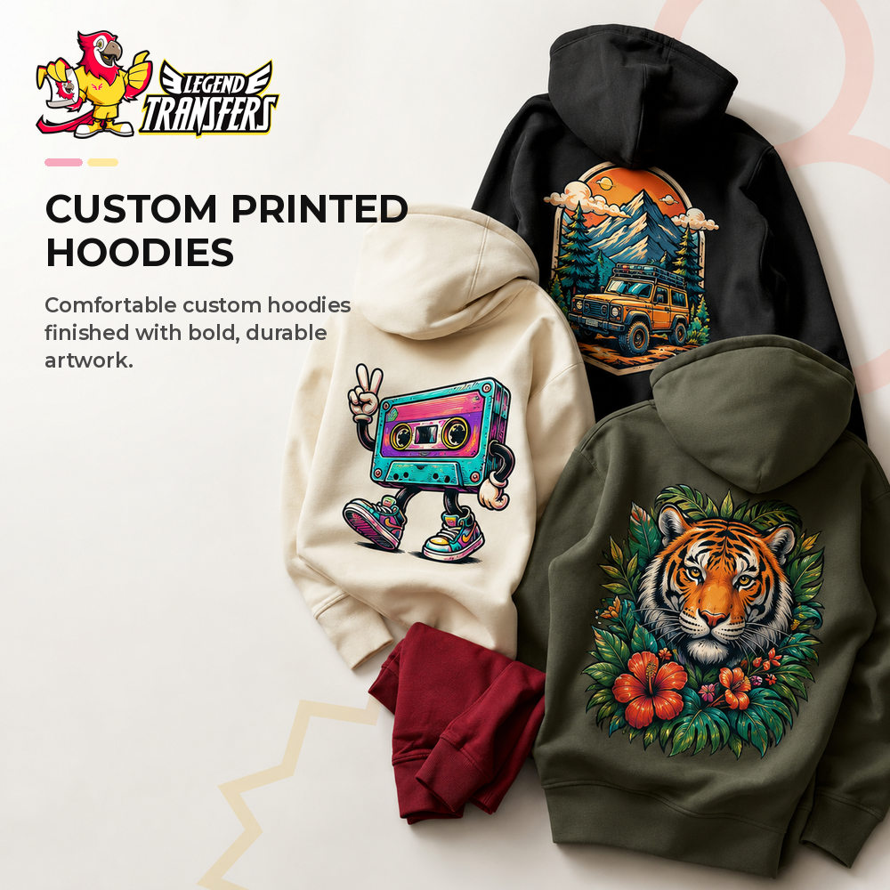 Custom Printed Hoodies