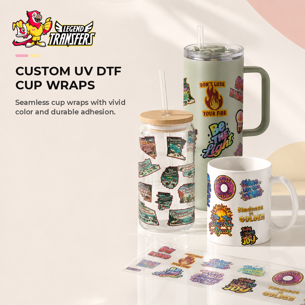 Custom UV DTF Cup Wraps
