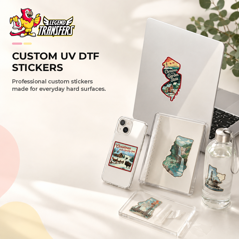 Custom UV DTF Stickers