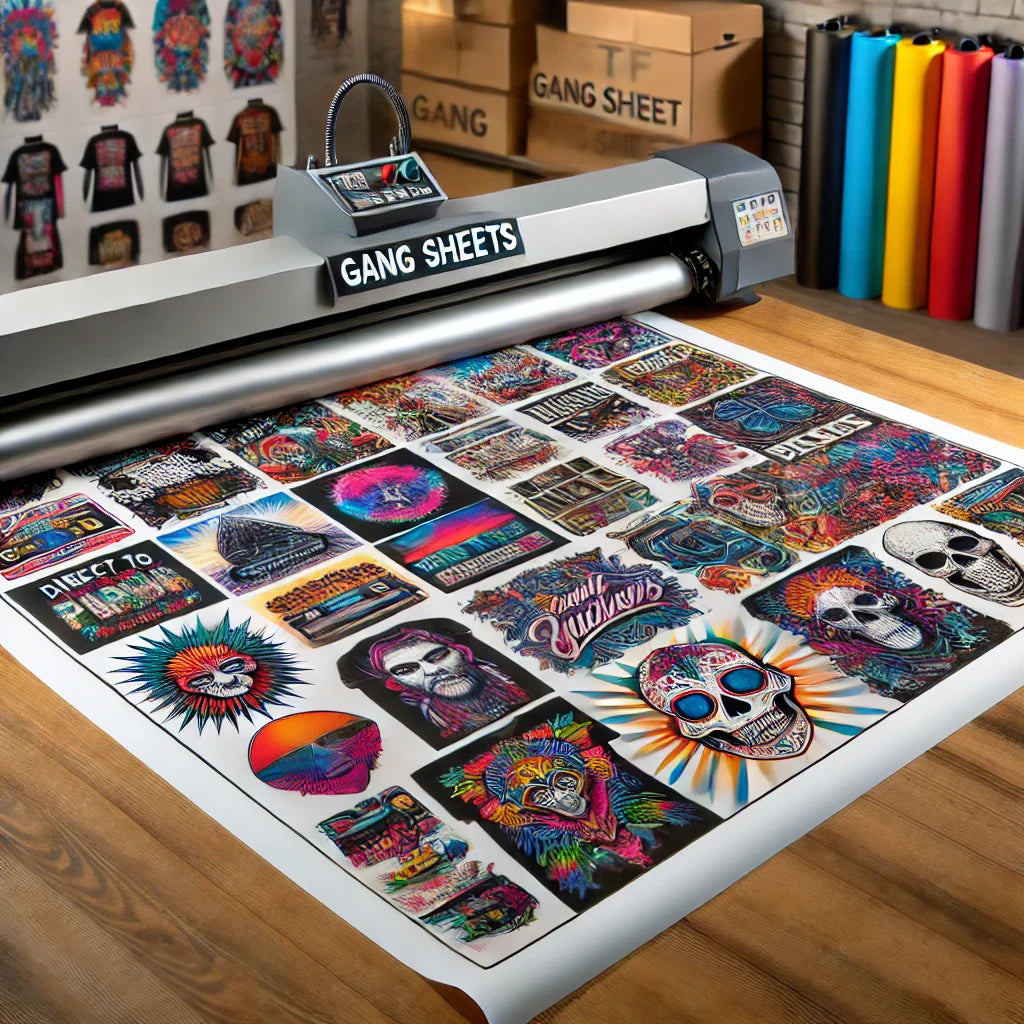 High-Quality DTF Gang Sheets – Bulk Direct-to-Film Transfers