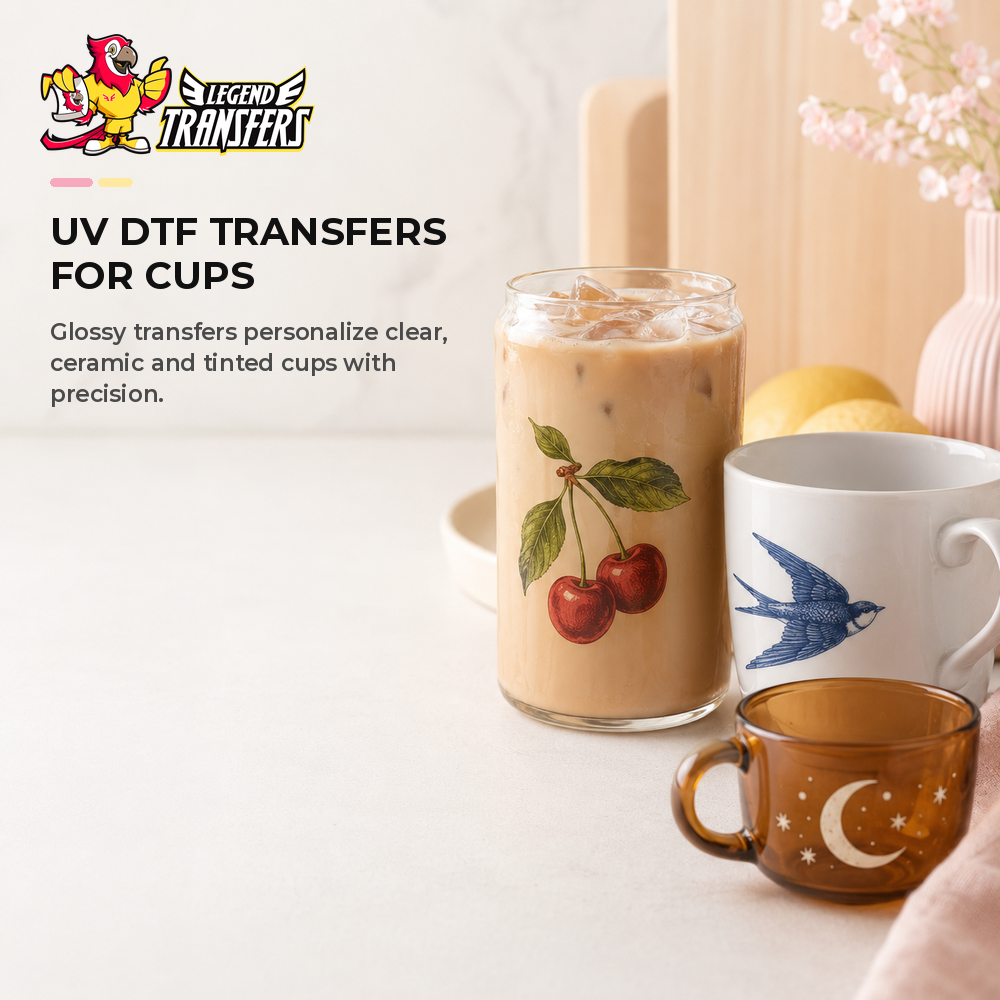 UV DTF Transfers for Cups